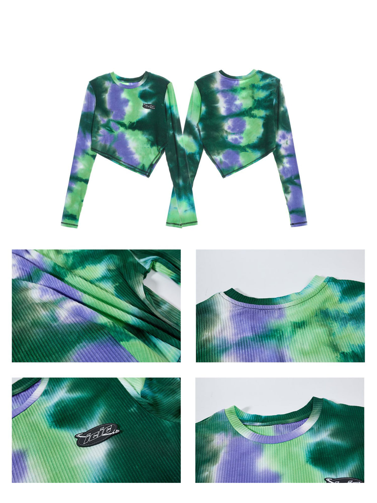 Aurora Tie Dye Crop