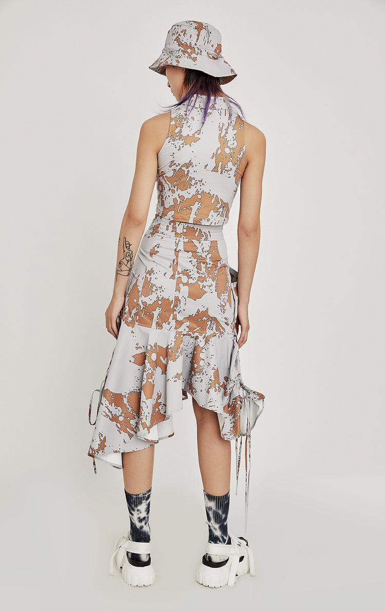 DIGICAMO drawstring skirt - Dragon Star