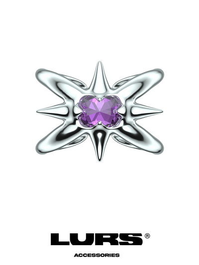 FOUR-POINTED TENTACLE STAR ring - Dragon Star