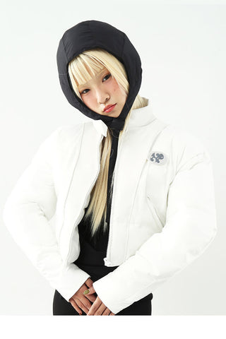 WHITE LAMB padded jacket - Dragon Star