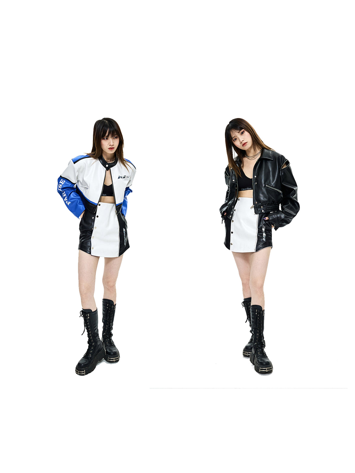 UNDERCOVER motorcycle skirt - Dragon Star
