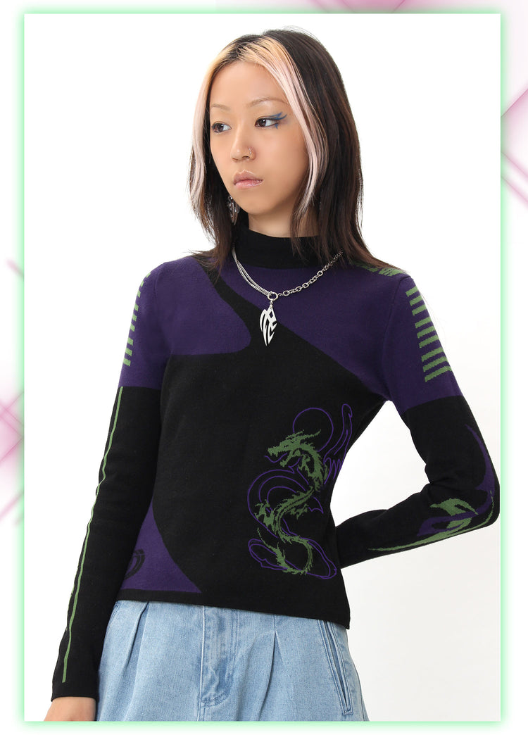 OFFWORLD CORPS turtleneck - Dragon Star