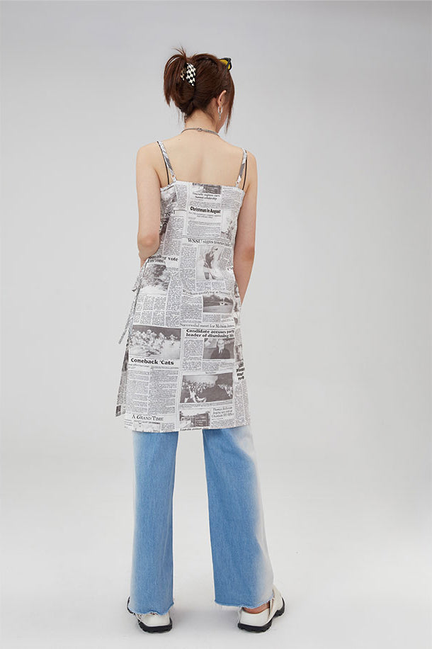 CLICK CHIC BLUE BEAM faded slit-detail jeans, rear layered outfit