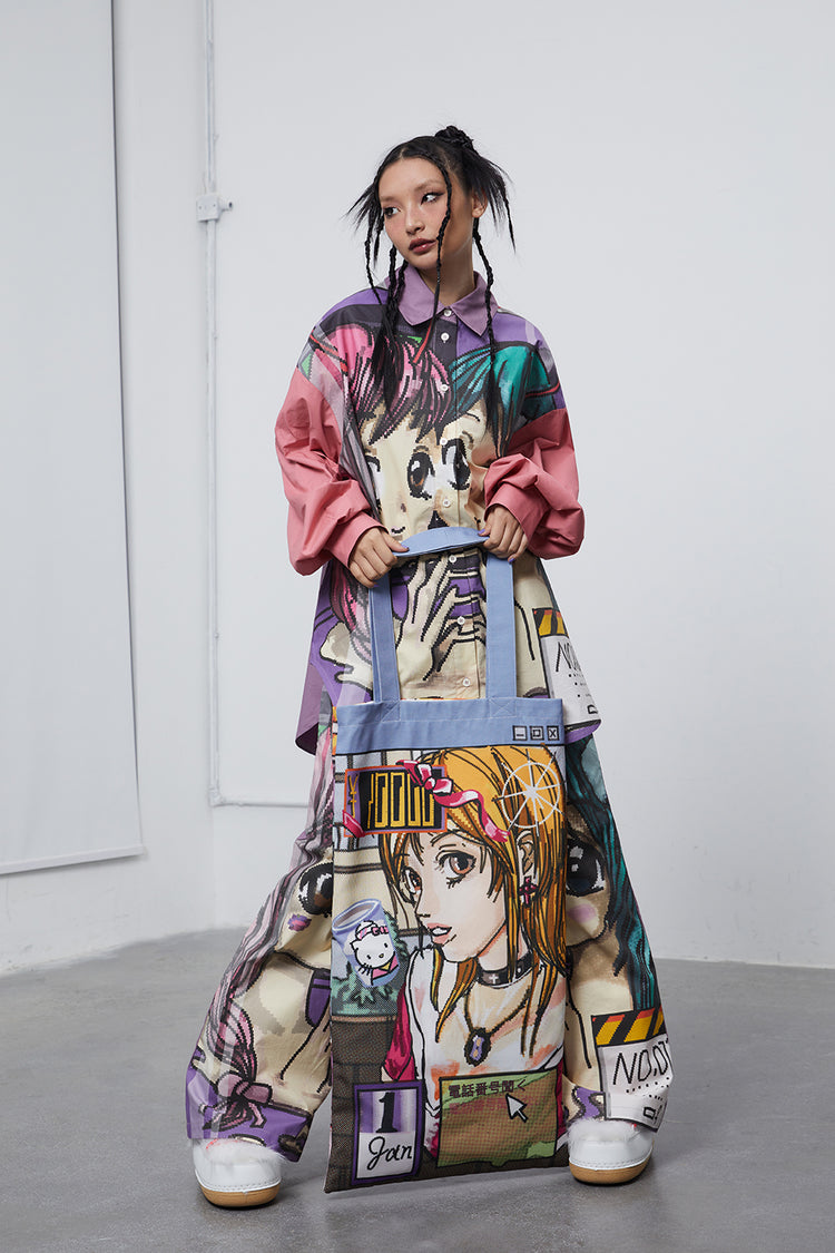 VAPOR shoulder tote bag - Dragon Star