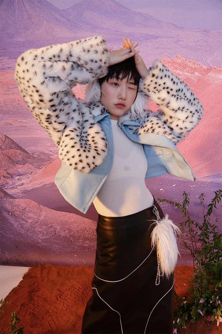 FUR FUR high-waisted jacket - Dragon Star