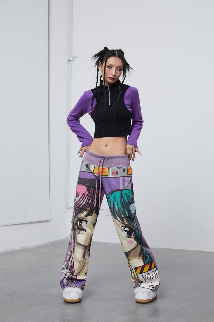 VAPOR low-waist pants - Dragon Star