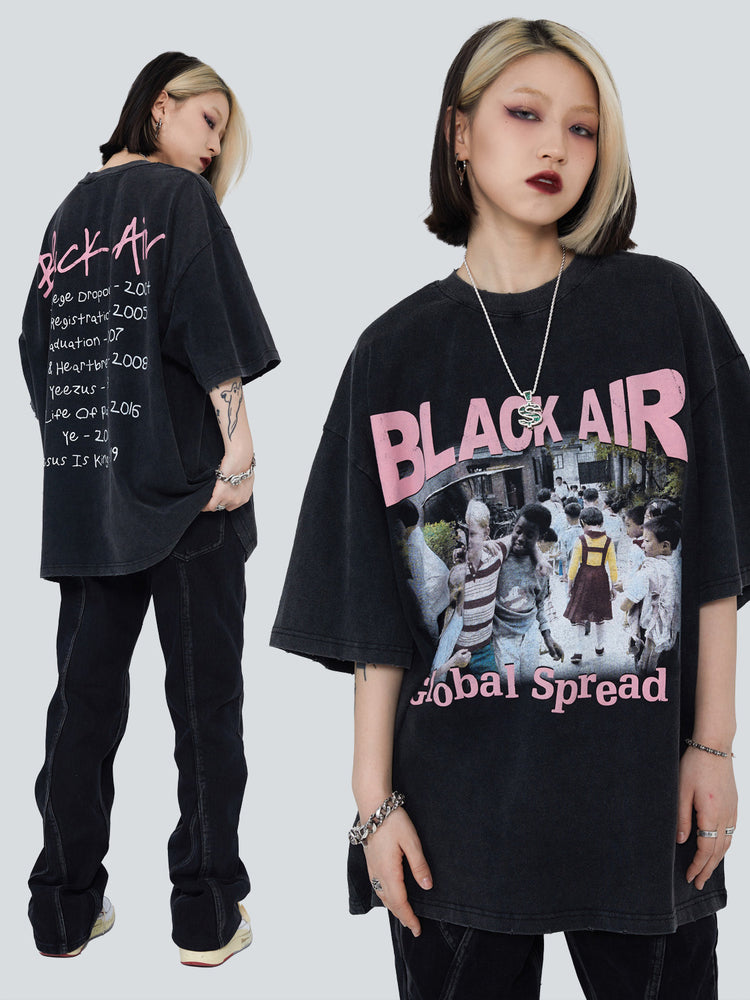 GLOBAL SPREAD tee - Dragon Star
