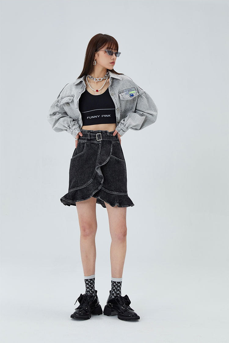 ROGUE DENIM skirt - Dragon Star