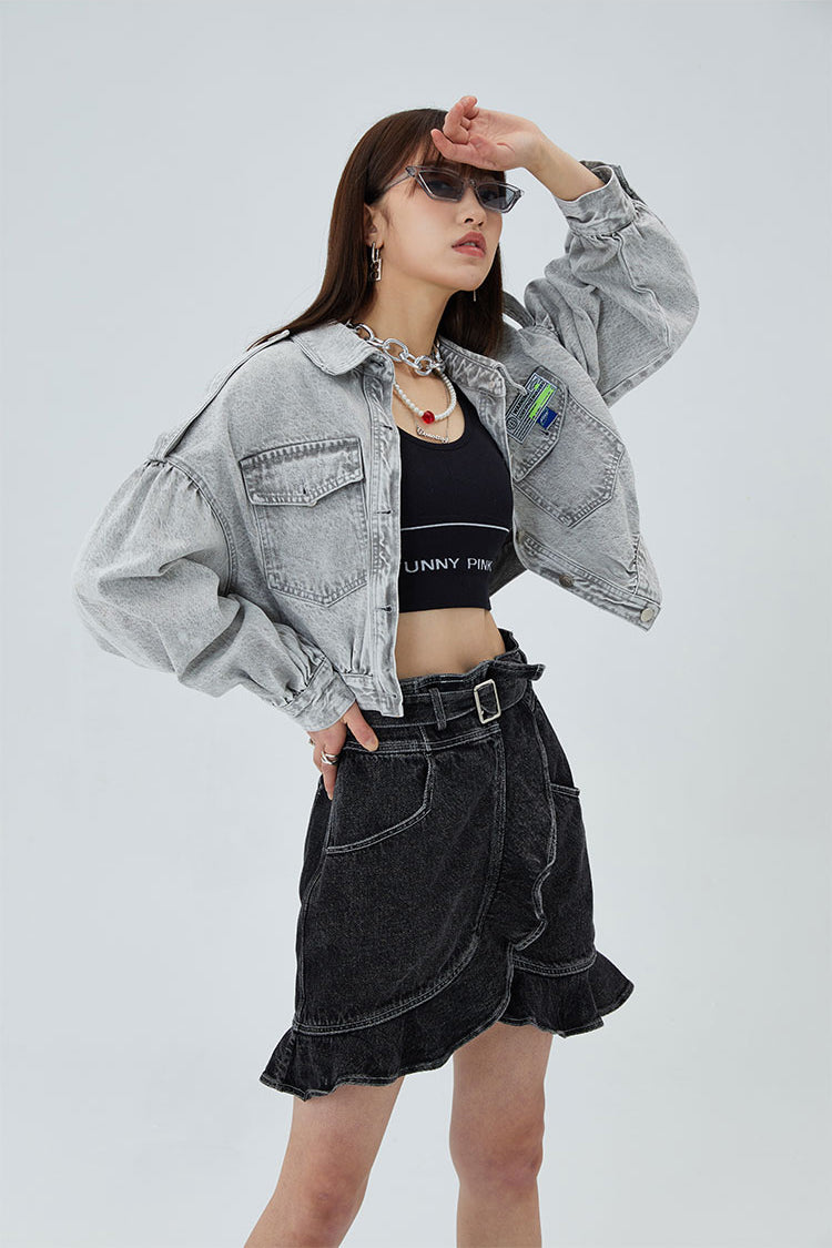 ROGUE DENIM skirt - Dragon Star