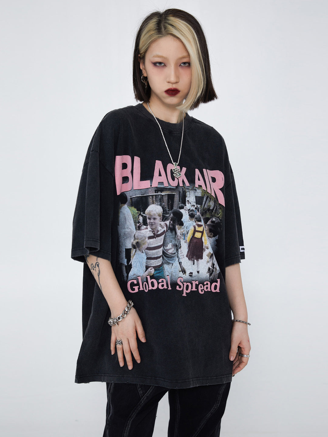 GLOBAL SPREAD tee - Dragon Star