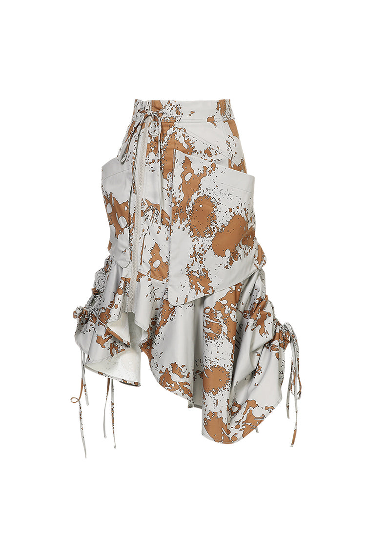 DIGICAMO drawstring skirt - Dragon Star