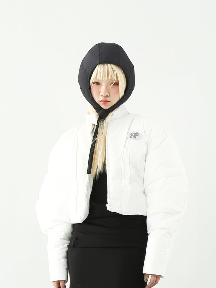 WHITE LAMB padded jacket - Dragon Star