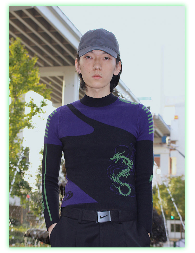 OFFWORLD CORPS turtleneck - Dragon Star