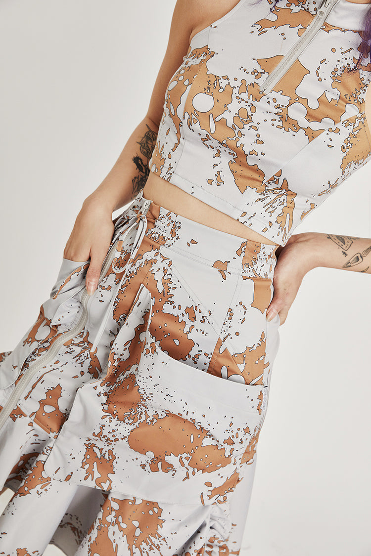 DIGICAMO drawstring skirt - Dragon Star