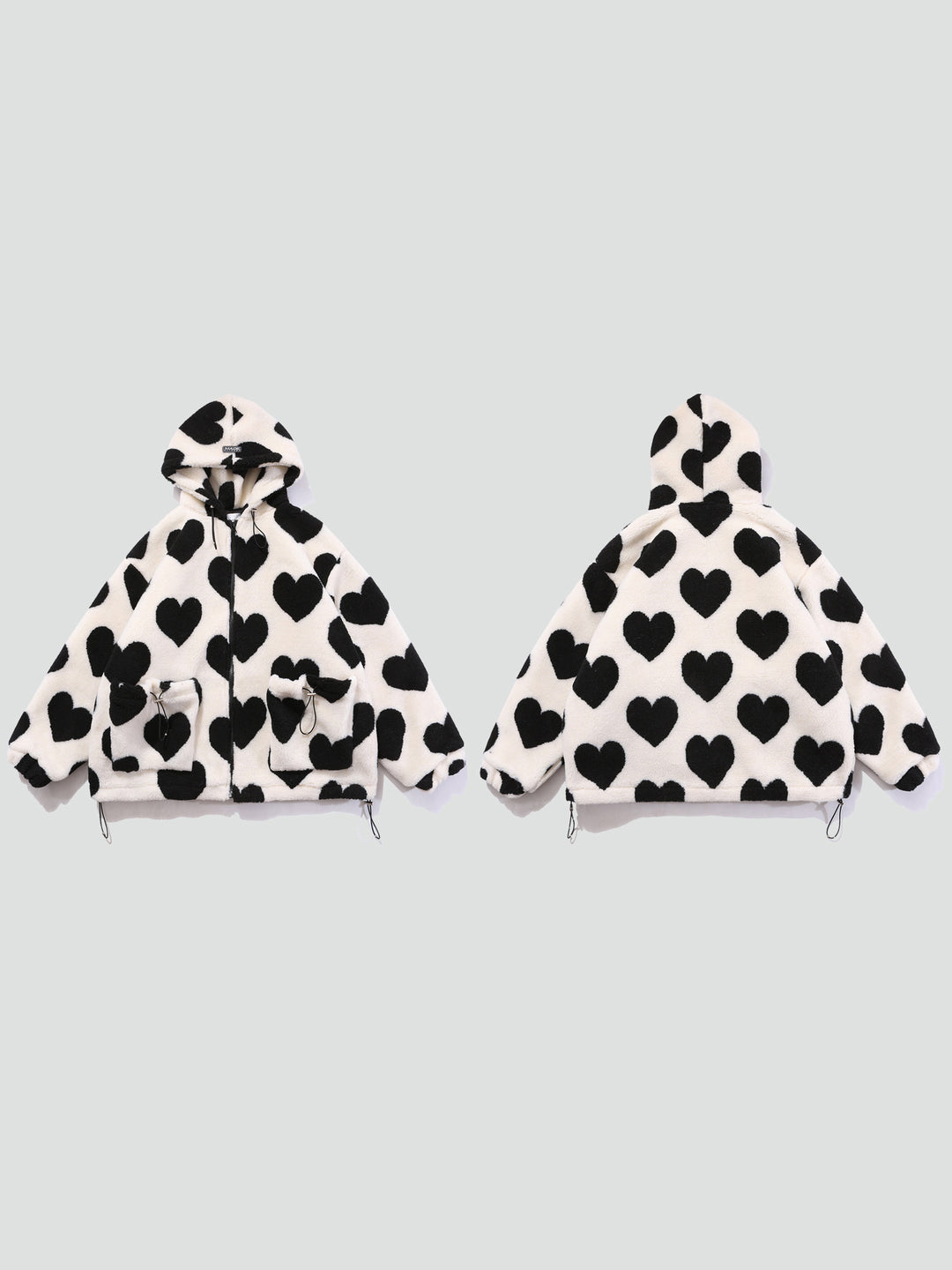 PLUSH HEARTS oversized jacket - Dragon Star