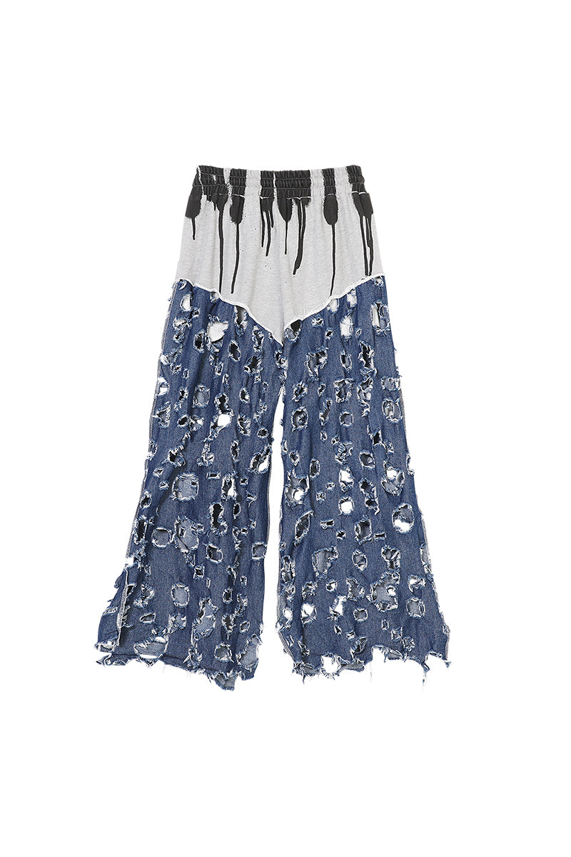 RUGGED low-waisted denim pants - Dragon Star