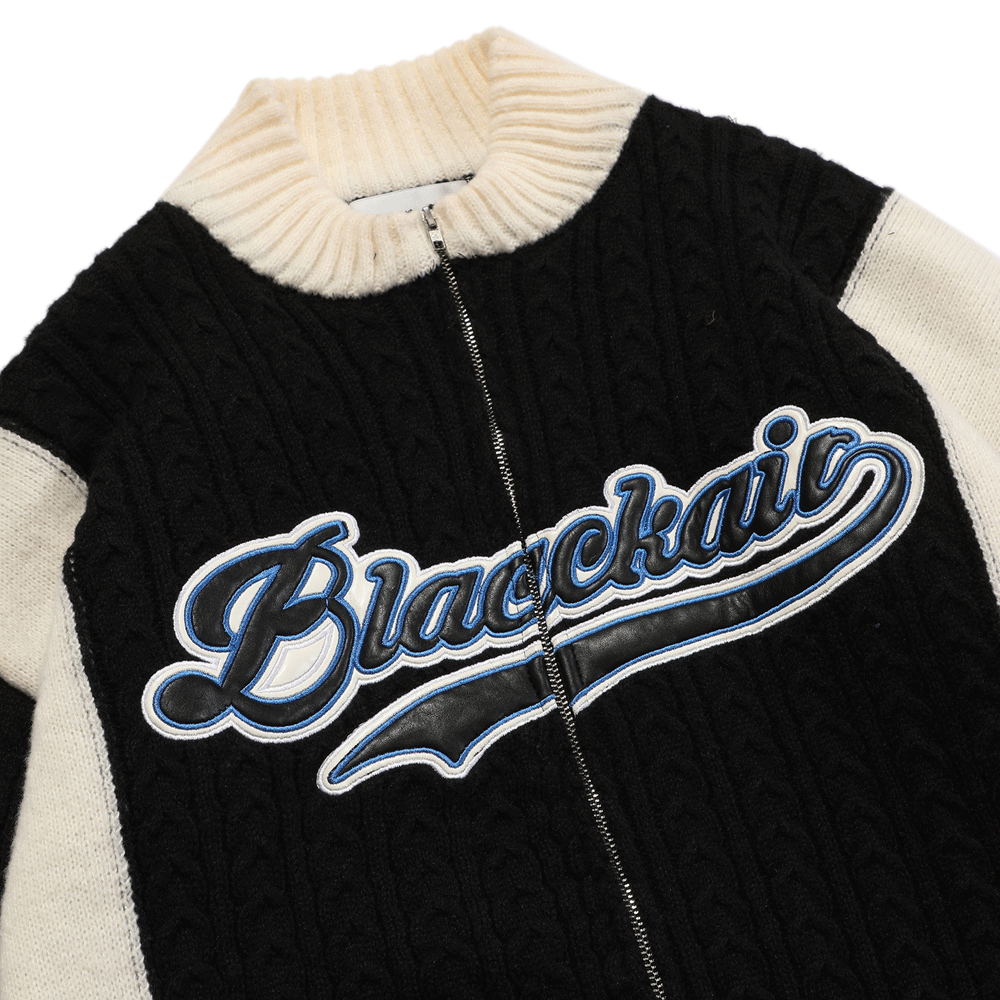 Women's Baseball Sweater Jacket