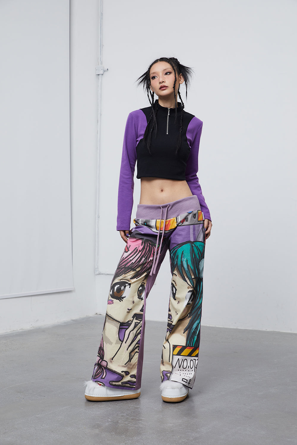 VAPOR low-waist pants - Dragon Star