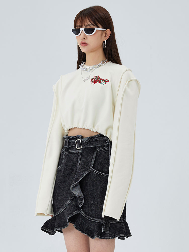 ROGUE crop sweatshirt - Dragon Star