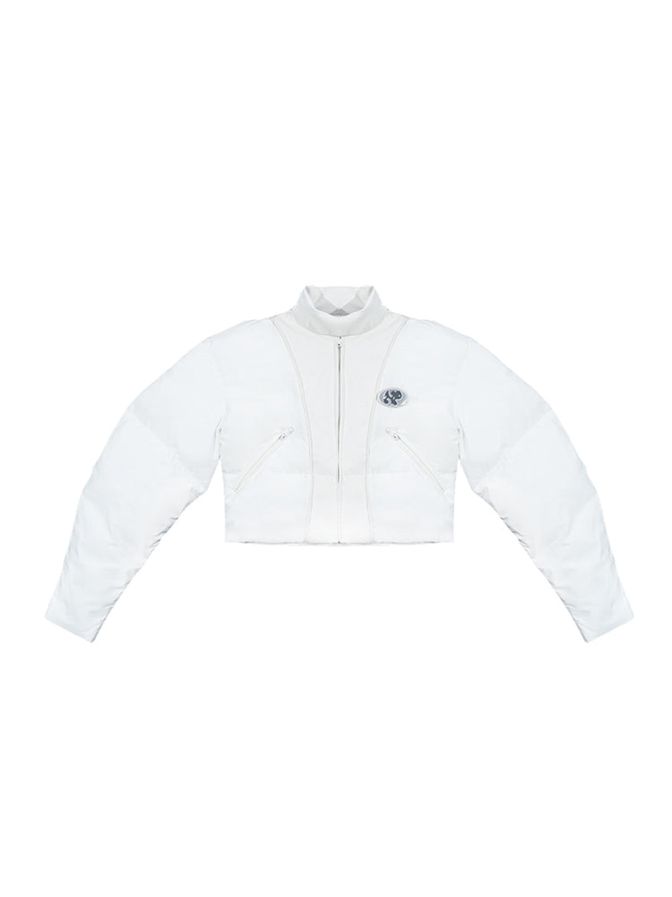 WHITE LAMB padded jacket - Dragon Star