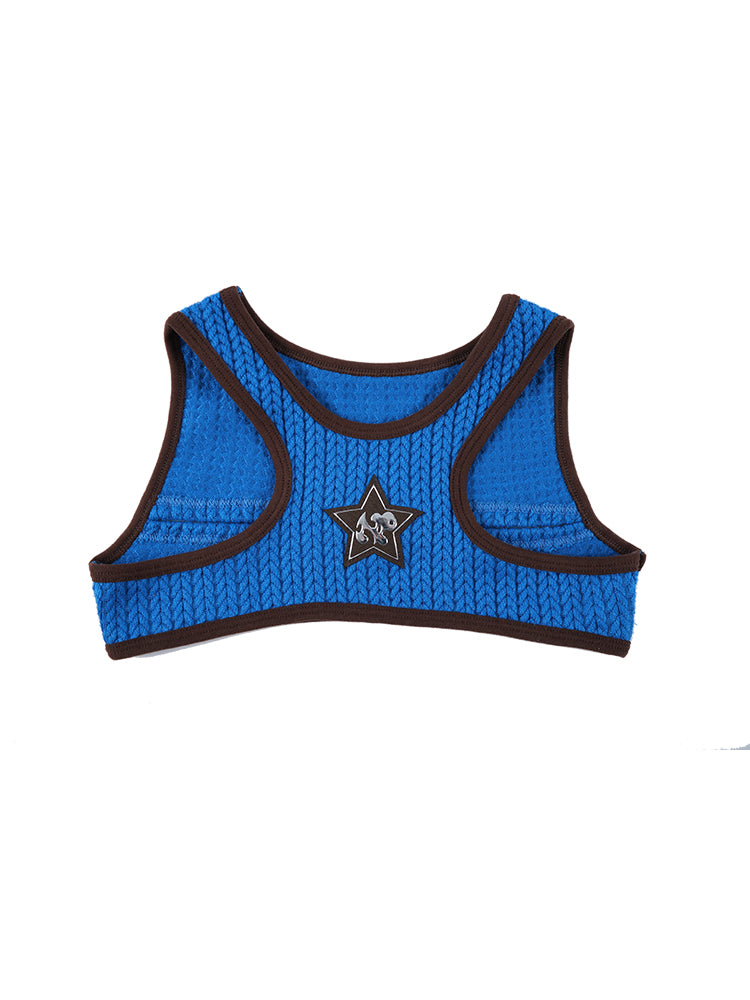 STAR LOGO all-match short vest - Dragon Star