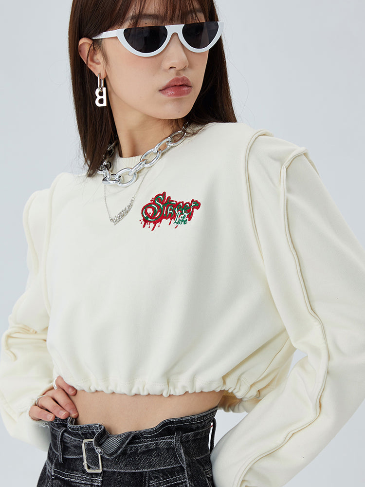 ROGUE crop sweatshirt - Dragon Star