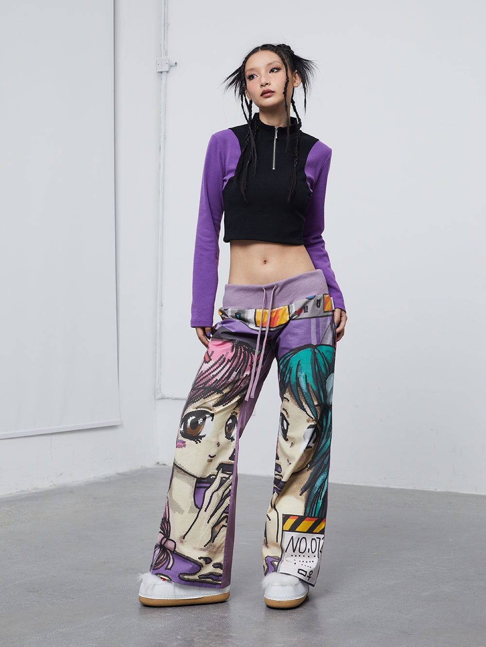 VAPOR low-waist pants - Dragon Star