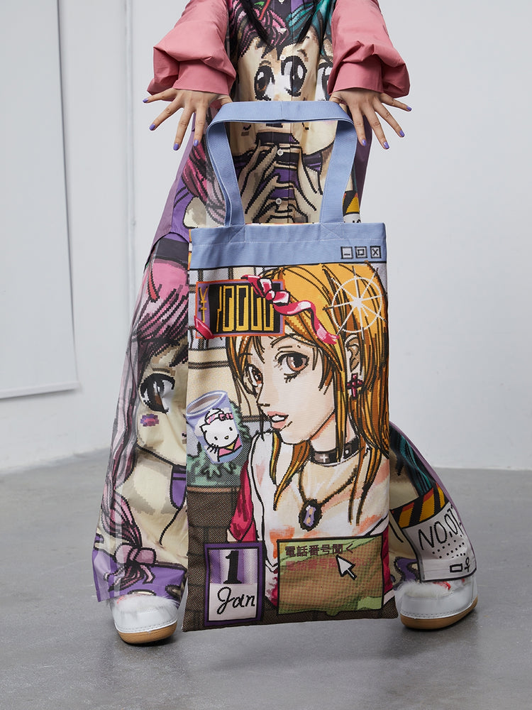 VAPOR shoulder tote bag - Dragon Star