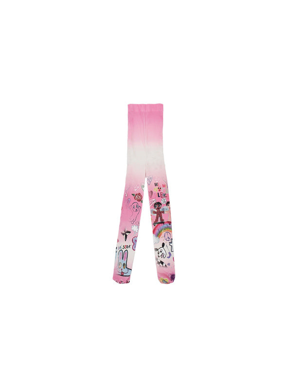 PINK GRADIENT high-density tights - Dragon Star
