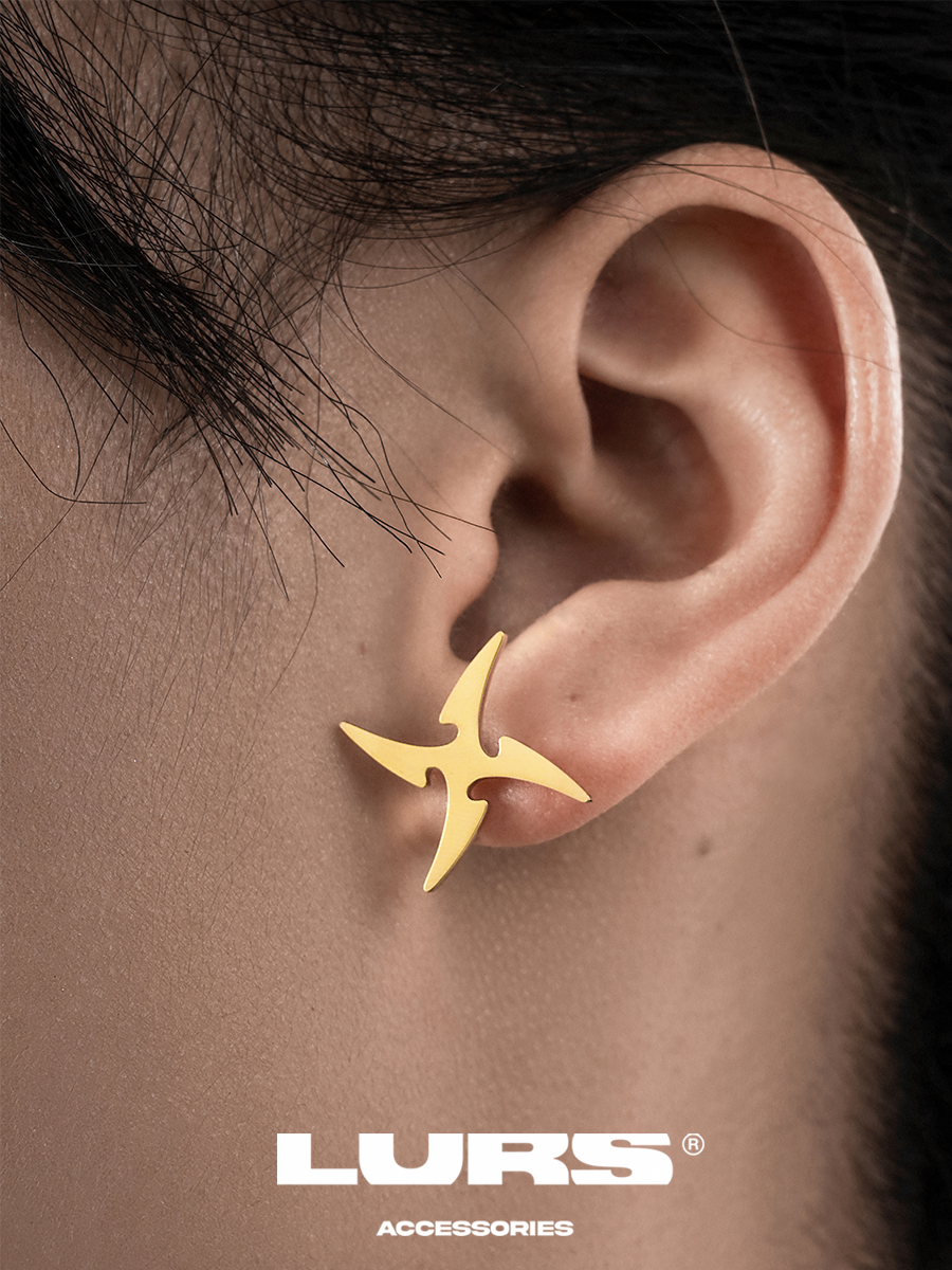 SHURIKEN titanium studs - Dragon Star