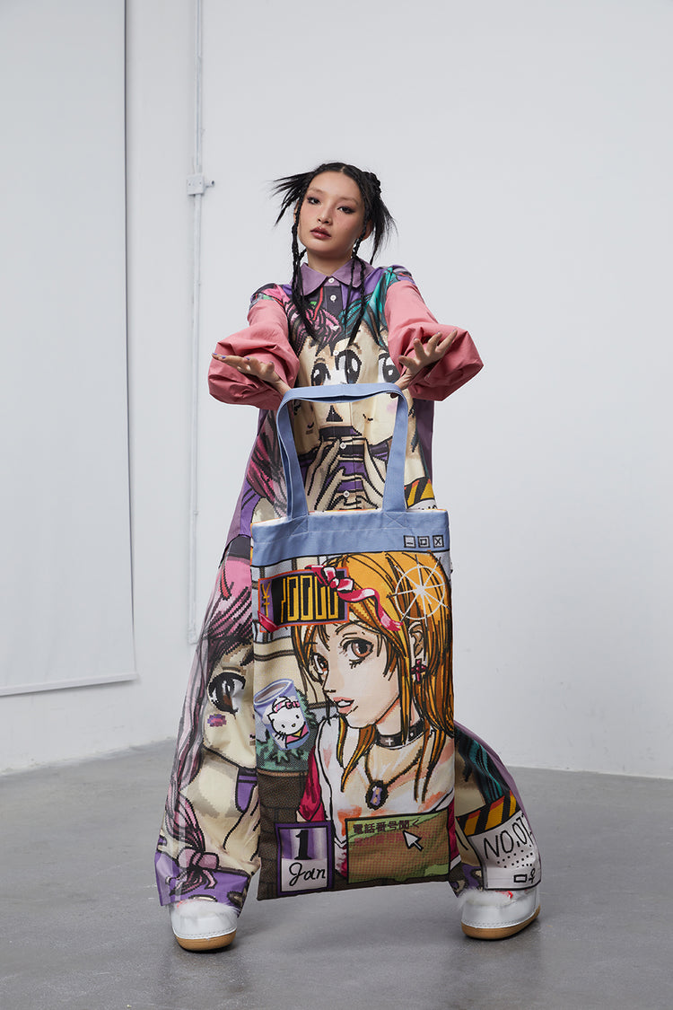 VAPOR shoulder tote bag - Dragon Star