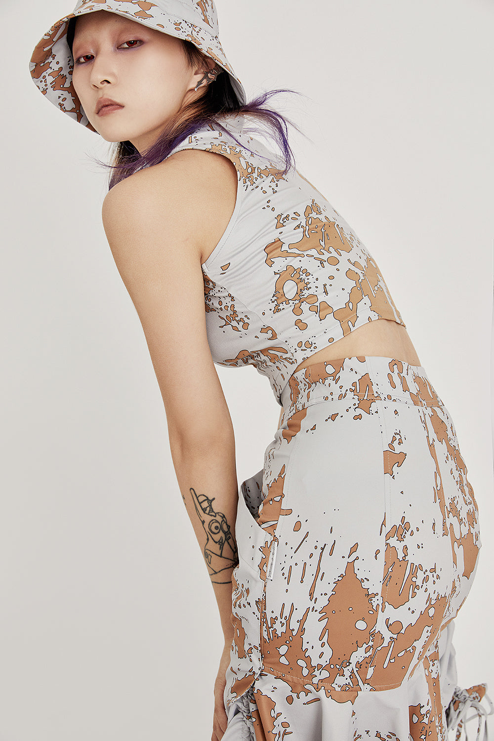 DIGICAMO drawstring skirt - Dragon Star