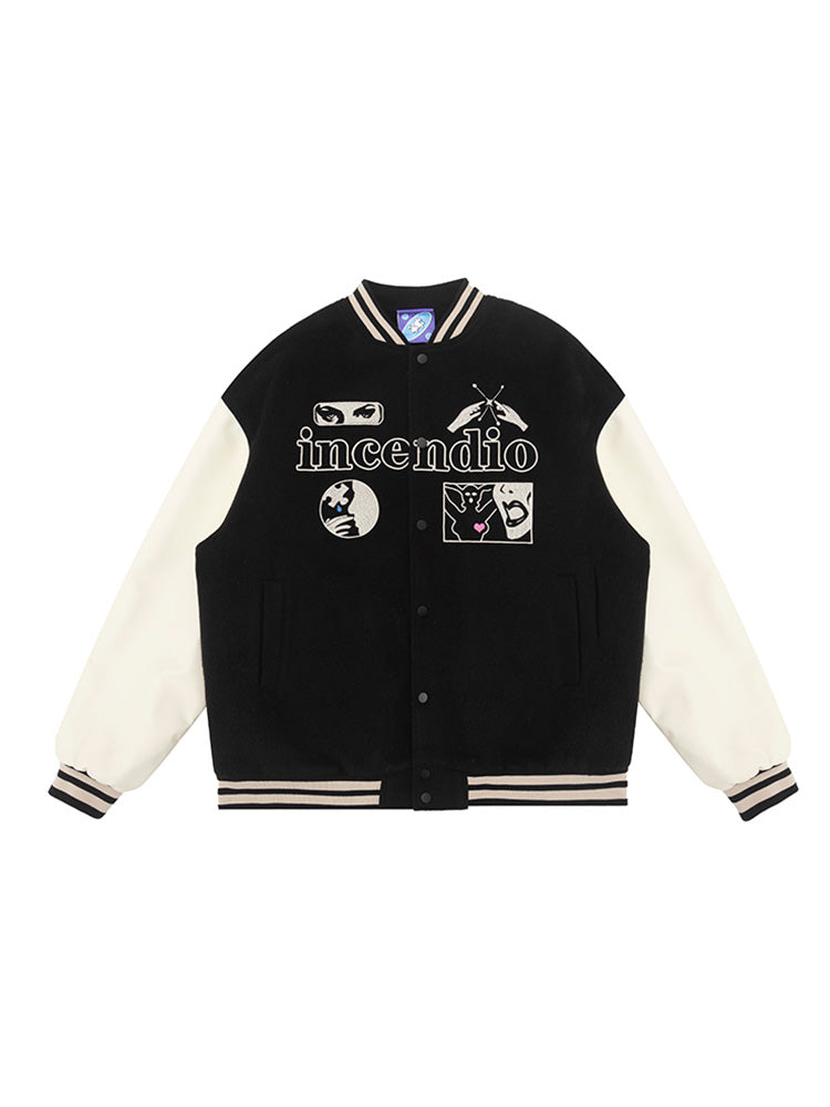 Crooks and castles hot sale varsity jacket