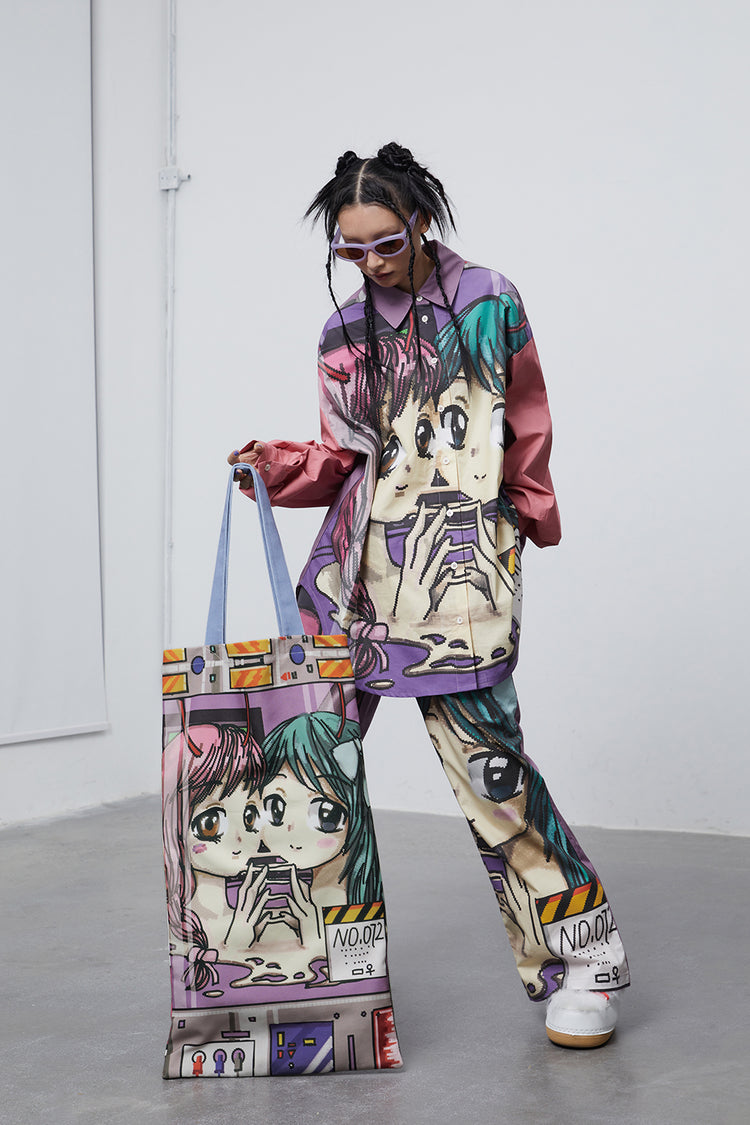 VAPOR shoulder tote bag - Dragon Star