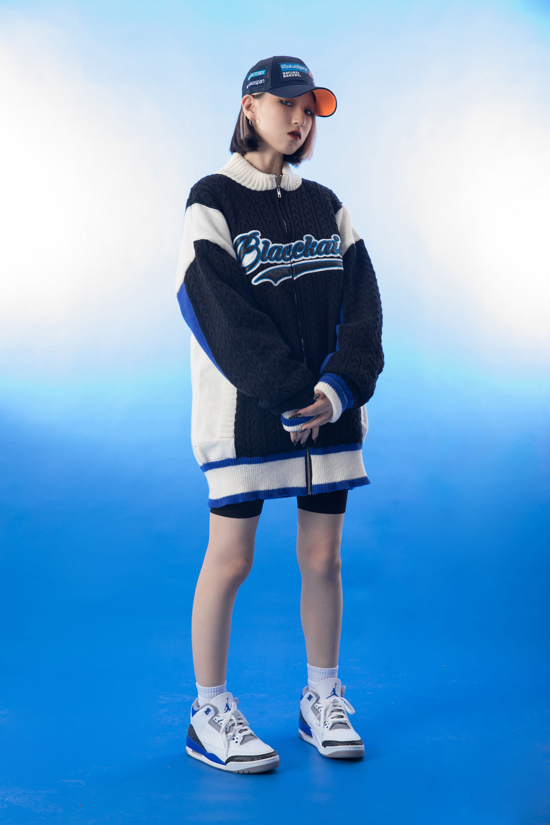 Women's Baseball Sweater Jacket