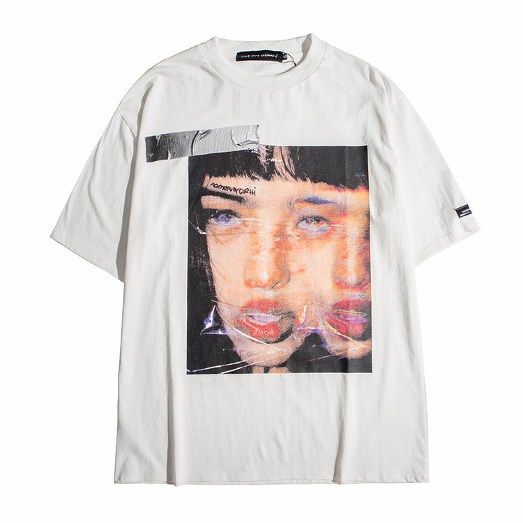 DEREALIZATION oversized tee - Dragon Star