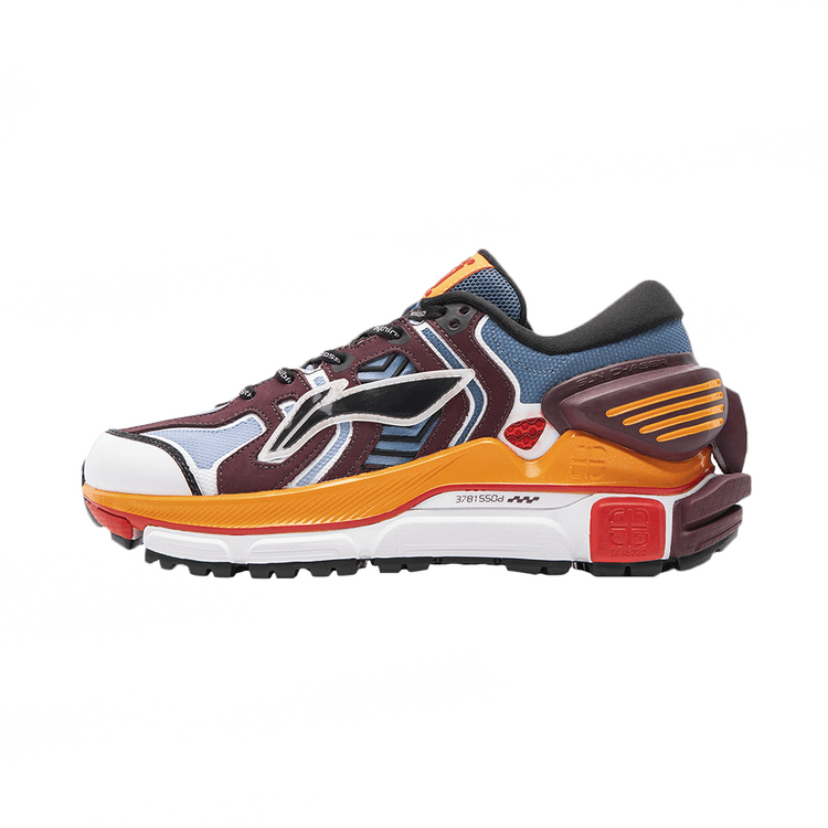 Sun Chaser sneaker, multicolor sneaker, opposite-side profile