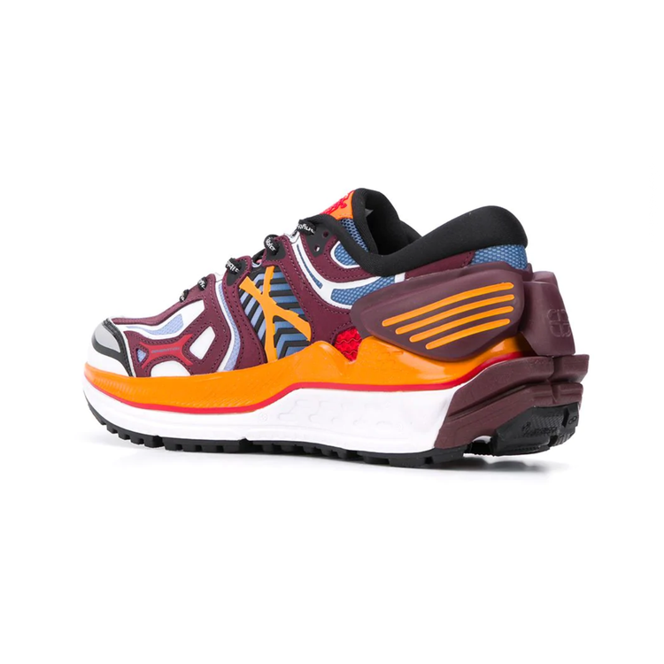 Sun Chaser sneaker, multicolor sneaker, rear three-quarter view