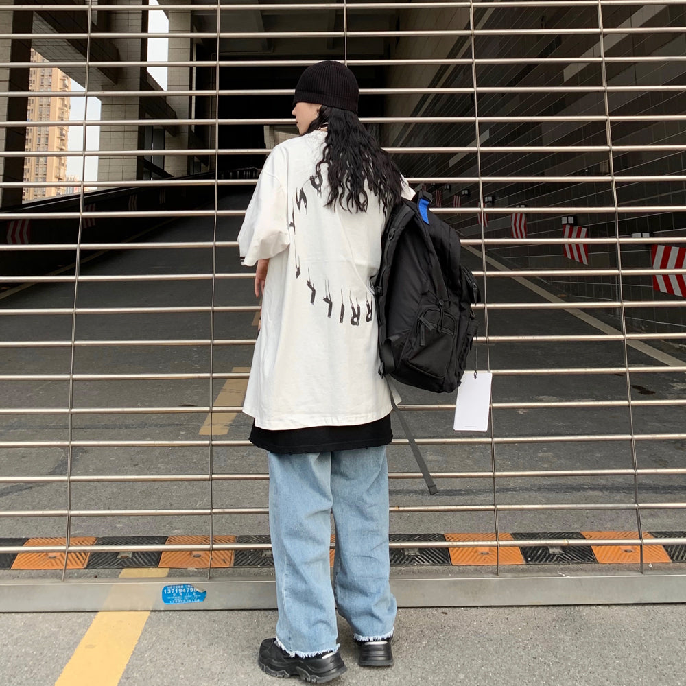 DEREALIZATION oversized tee - Dragon Star
