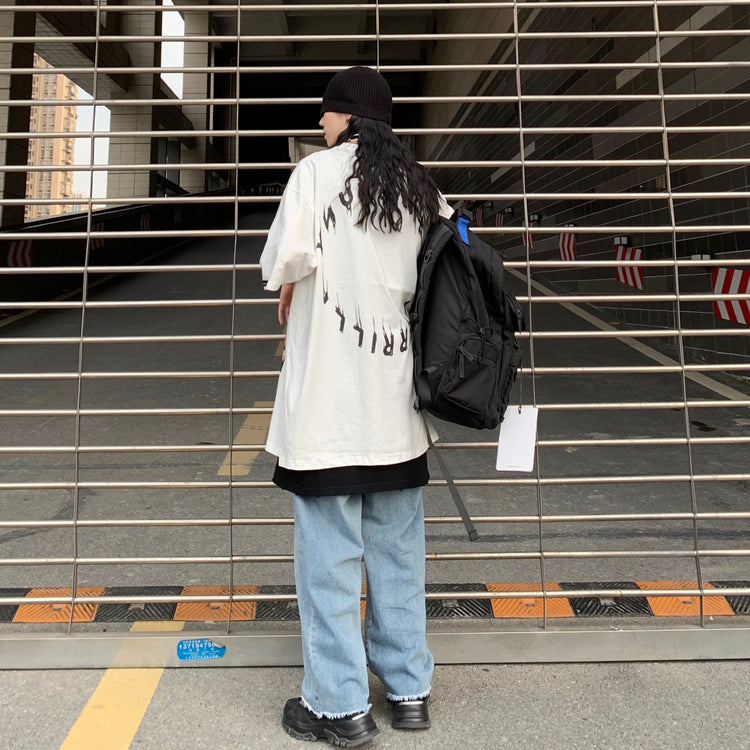 DEREALIZATION oversized tee - Dragon Star
