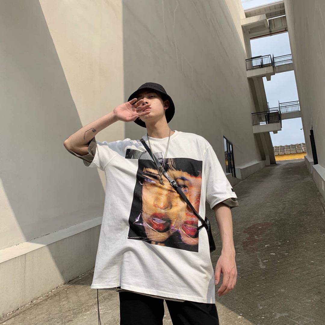 DEREALIZATION oversized tee - Dragon Star