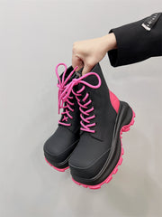 F22 MATTE square-toe boots