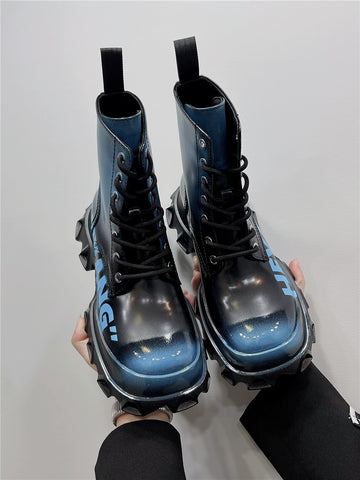 F22 BLUE GRADIENT boots
