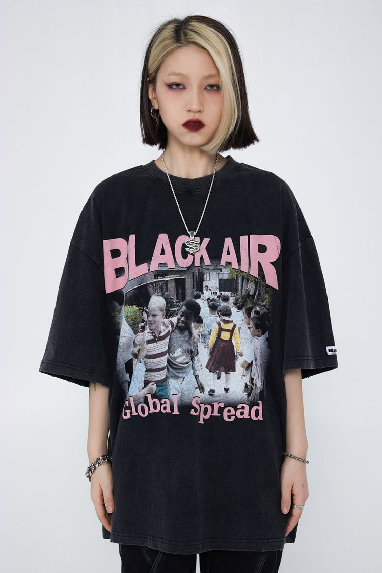 GLOBAL SPREAD tee - Dragon Star